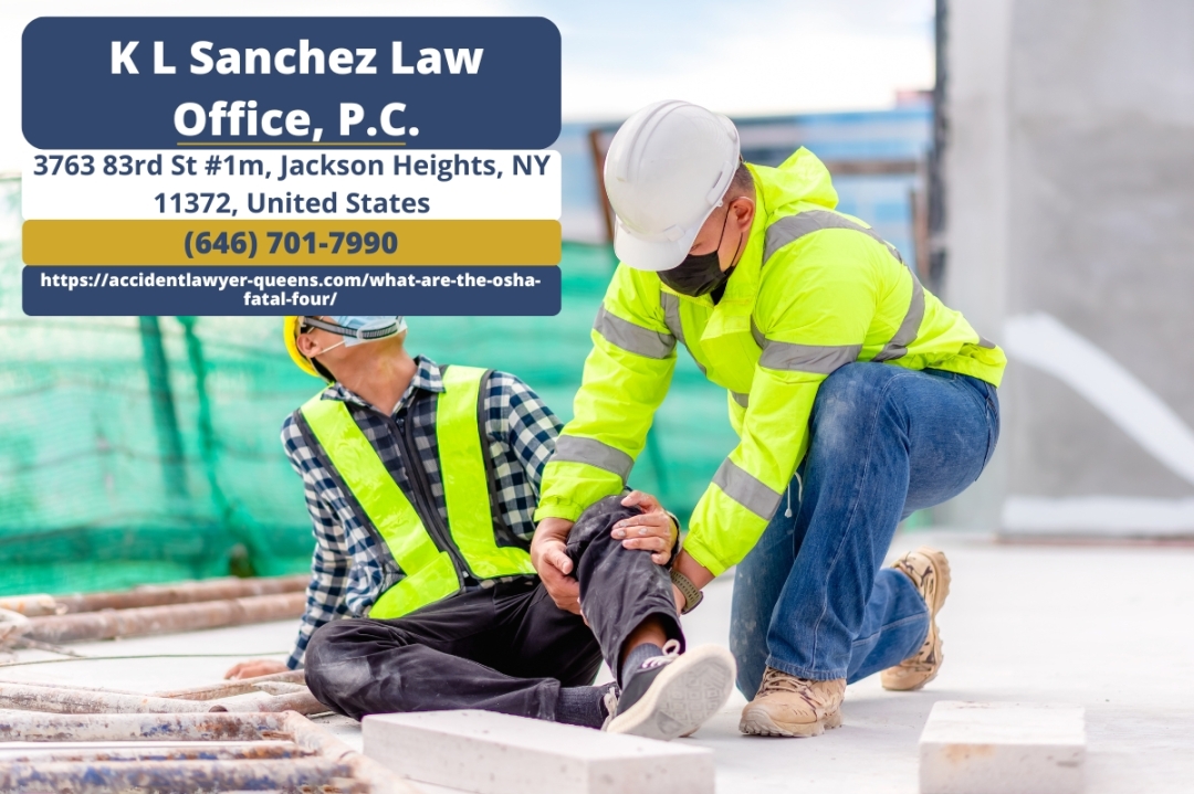 Queens Construction Accident Lawyer Keetick L. Sanchez Releases Article on the OSHA Fatal Four