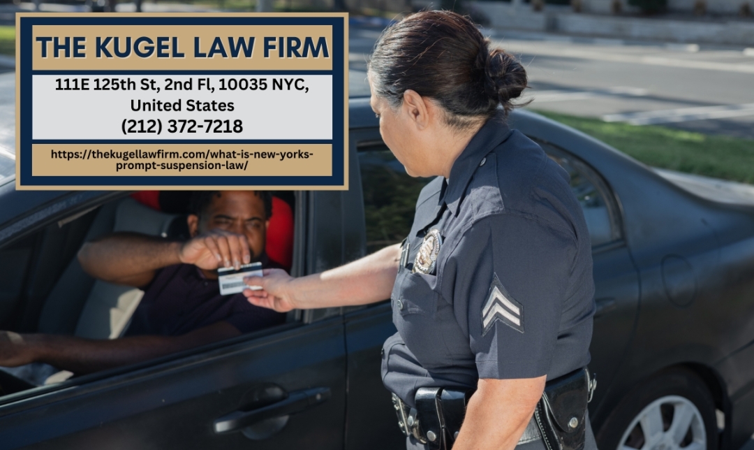 New York DWI Attorney Rachel Kugel Releases Article on the Prompt Suspension Law in New York