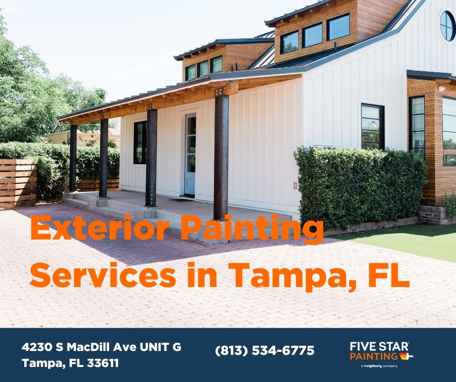 Expert Exterior Painters from Five Star Painting of Tampa Bay Enhance Neighborhood Aesthetics