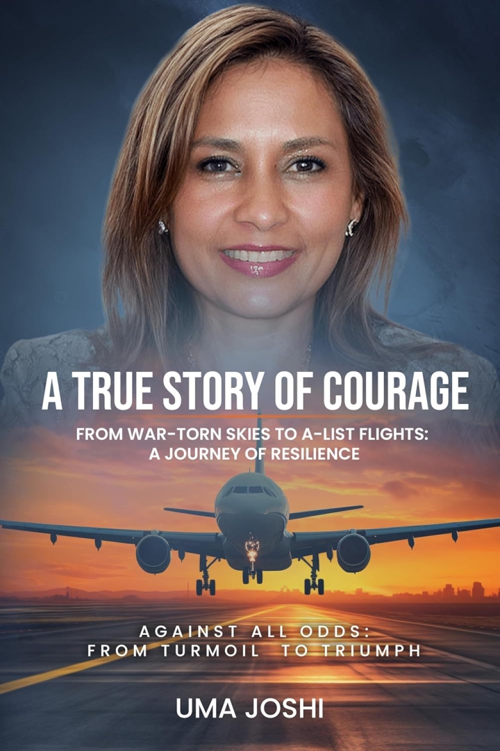 Uma Joshi Releases Debut Memoir A True Story of Courage: From War-Torn Skies to A-List Flights - A Journey of Resilience