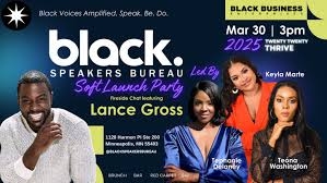 The Black Speakers Bureau Announces Soft Launch & Exclusive Fireside Chat with Lance Gross in Minneapolis