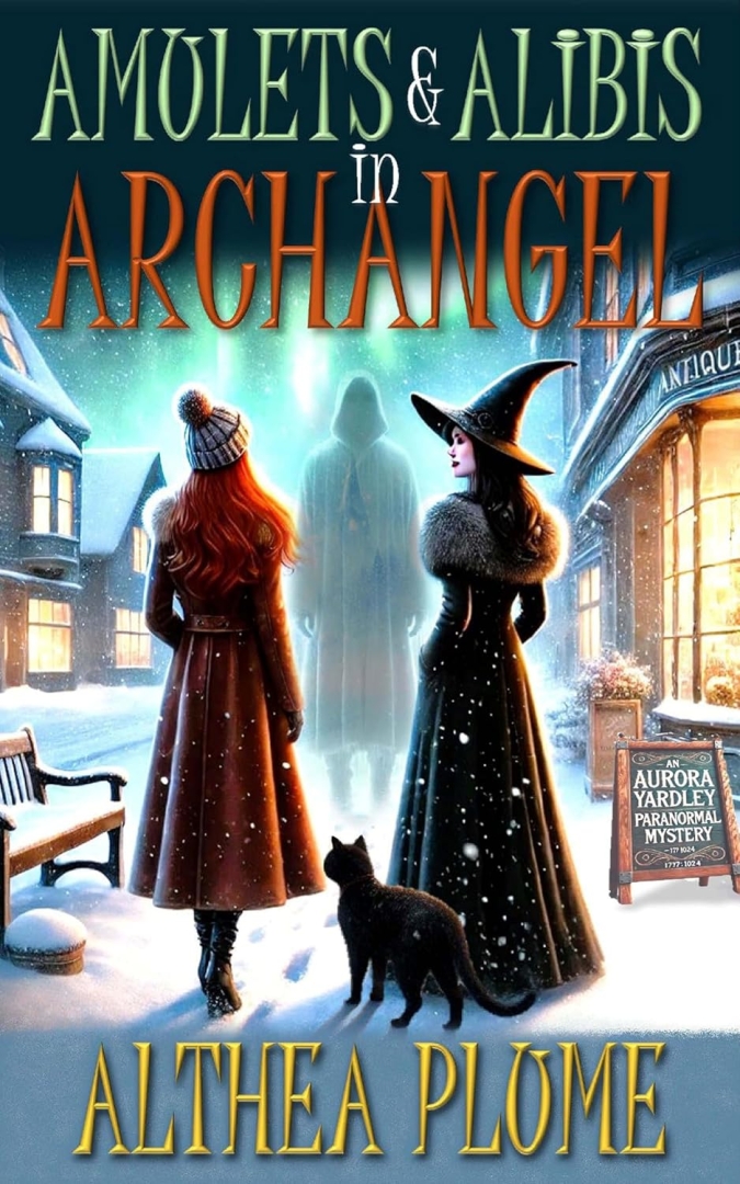 USA Today bestselling author J.J. Hebert praises "Amulets & Alibis in Archangel" by Althea Plume