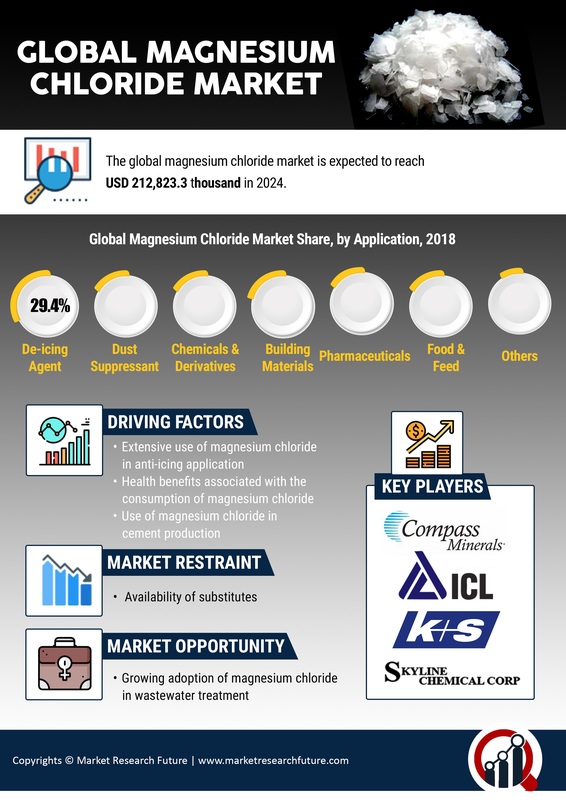 Magnesium Chloride Market By Investment Feasibility, Sales, Production, Manufacturers, Regions And Cost Structure And Forecast To 2024