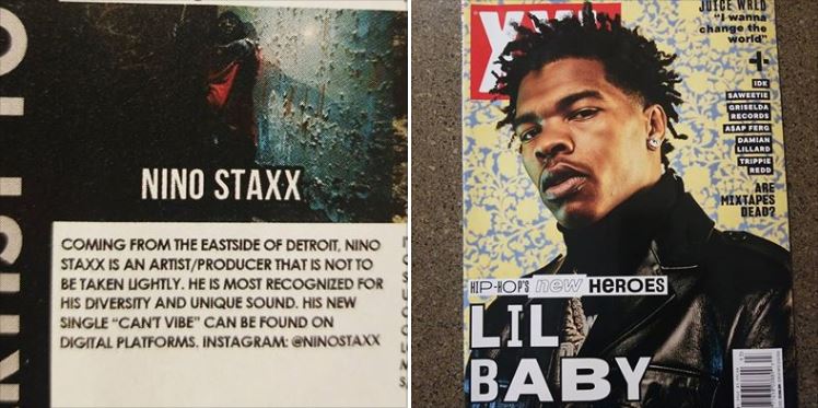 Nino Staxx Featured in XXL Magazine as an Artist to Watch