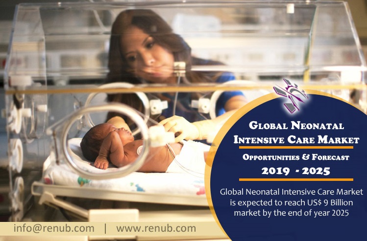 Global Neonatal Intensive Care Market is expected to reach US$ 9 Billion market by the end of year 2025