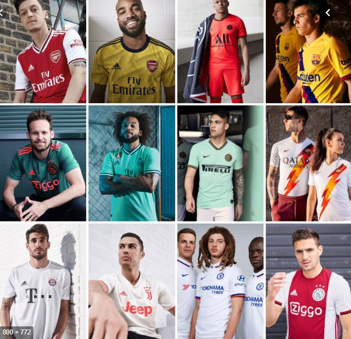 top 10 football jersey 2019