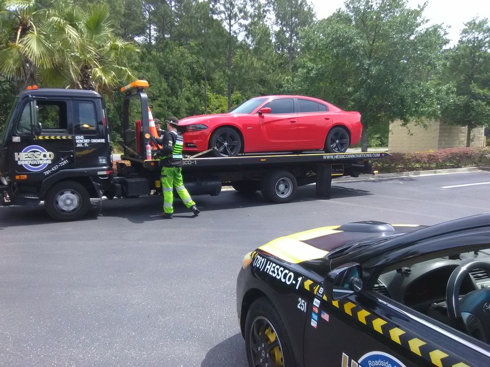 A-HESSCO Roadside Assistance & Towing Innovations Adds A Wrecker Truck To Their Towing and Roadside Assistance Fleet In Jacksonville