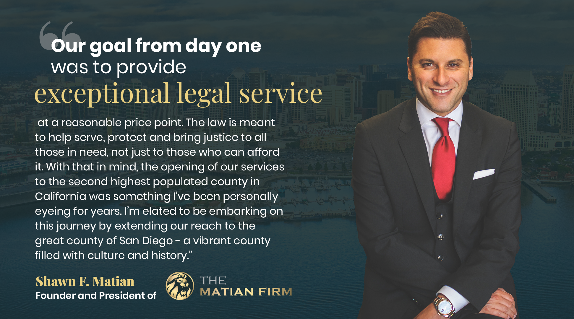 The Matian Firm Opens New Law Offices in San Diego, CA 