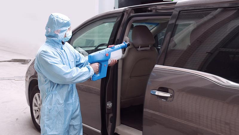 Which kind of vehicle spray disinfection channel is better?