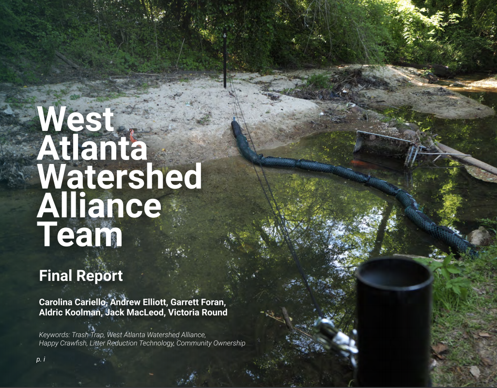 Design Bloc Completes The Trash Trap For The West Atlanta Watershed Alliance Project