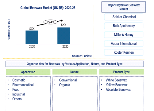 Beeswax Market is expected to grow at a CAGR of 3%-4% - An exclusive market research report by Lucintel