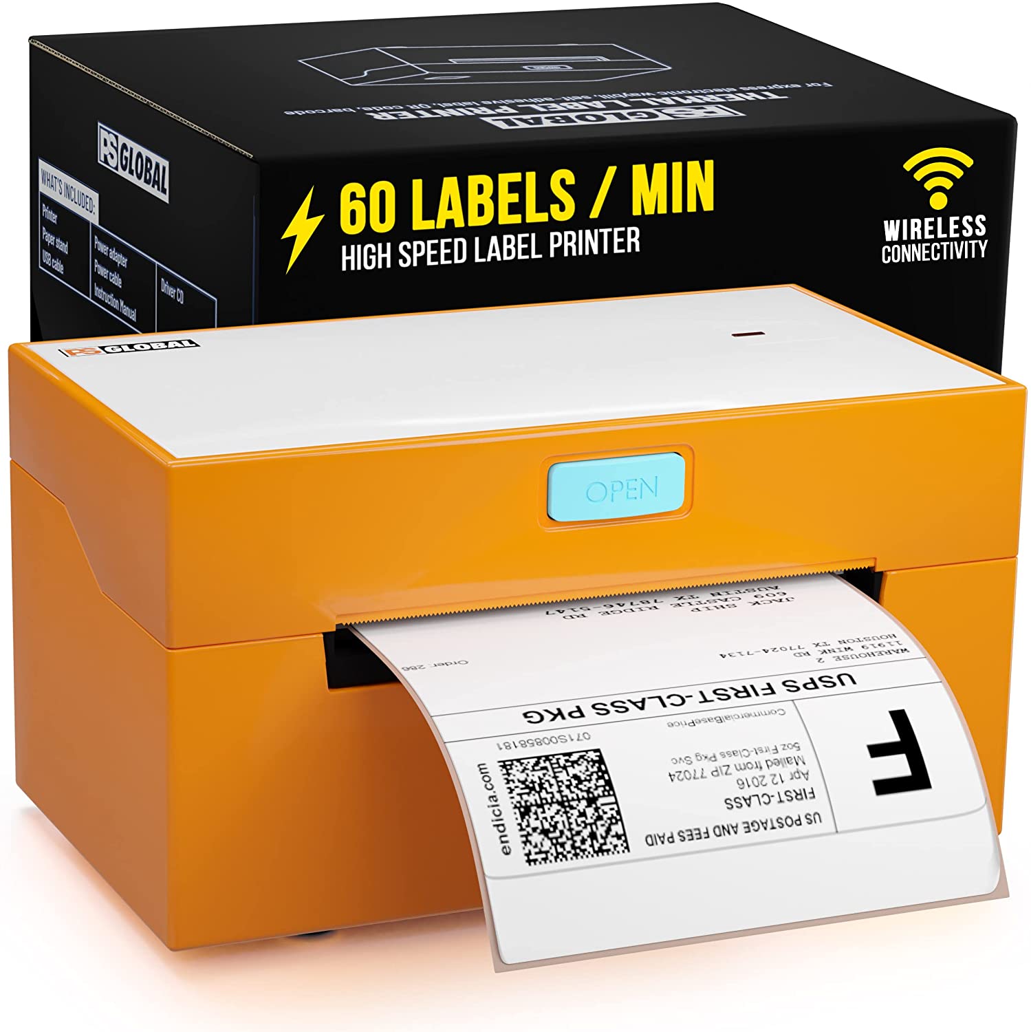PSGLOBAL’s Thermal Label Printer Officially Launches On Amazon