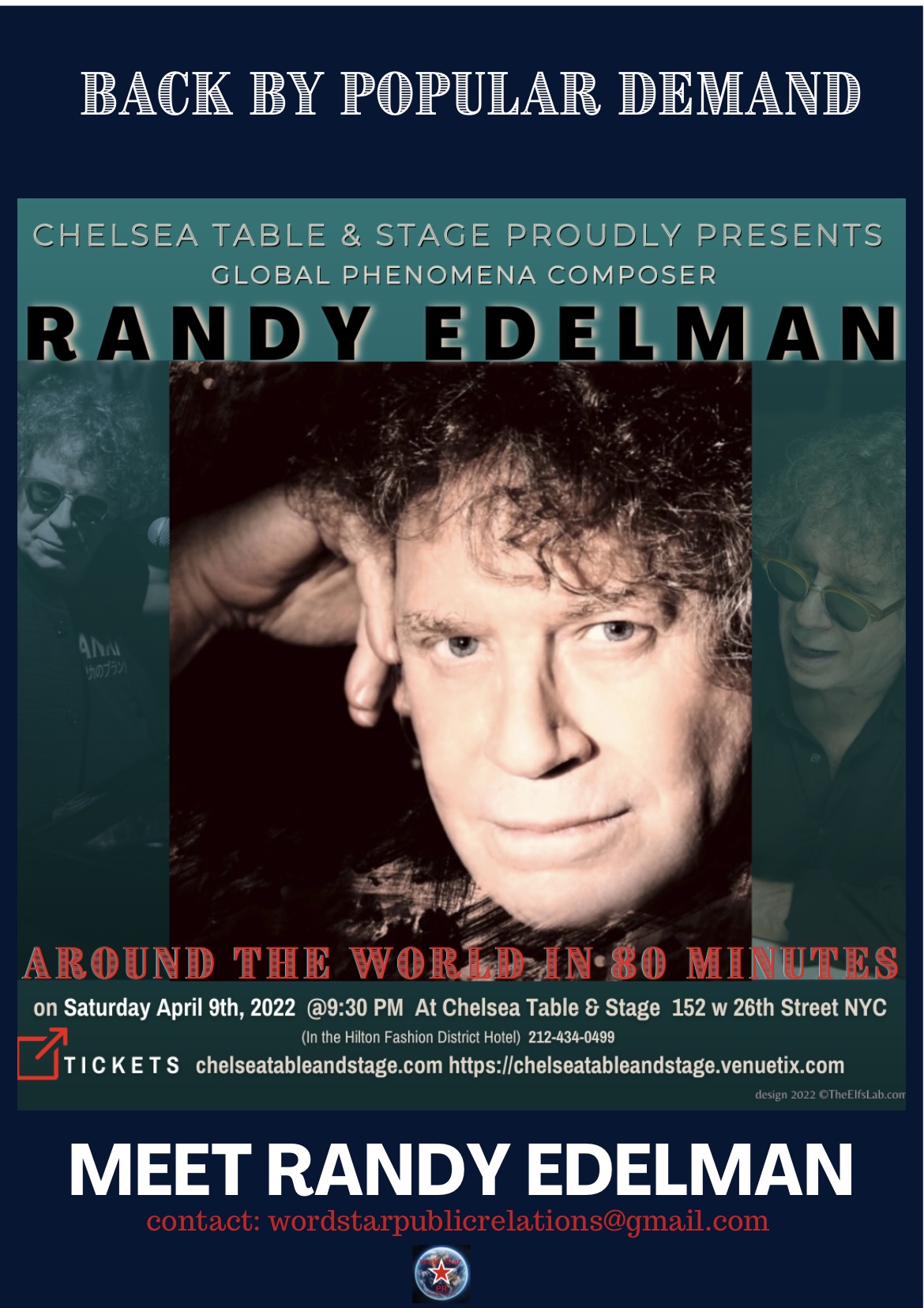 Randy Edelman: “Around The World In 80 Minutes”… Back by popular demand ...