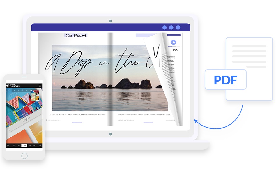 FlipHTML5 Convert PDF to eBook Online with Flippable Pages