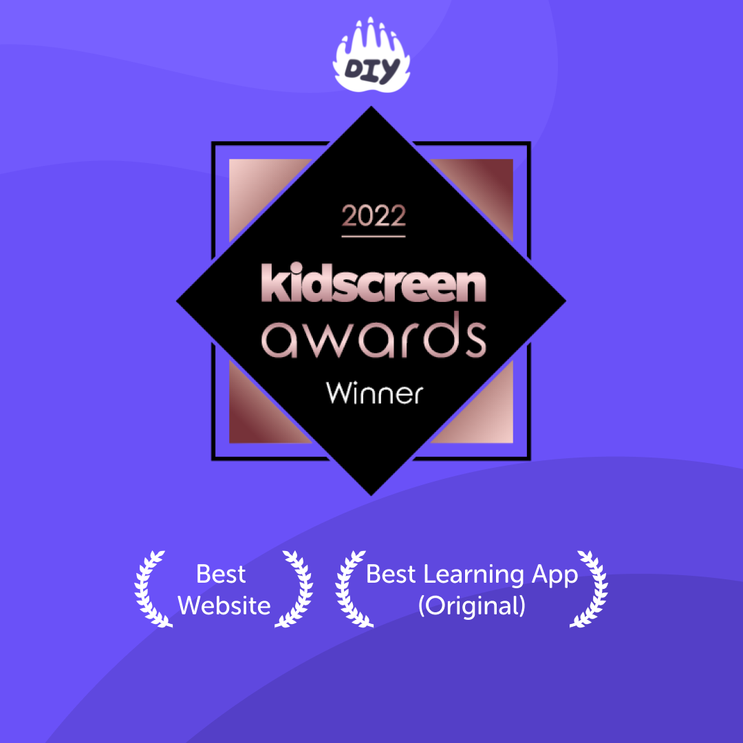 Kidscreen Presents Two Awards to Kids Social Learning App DIY.org