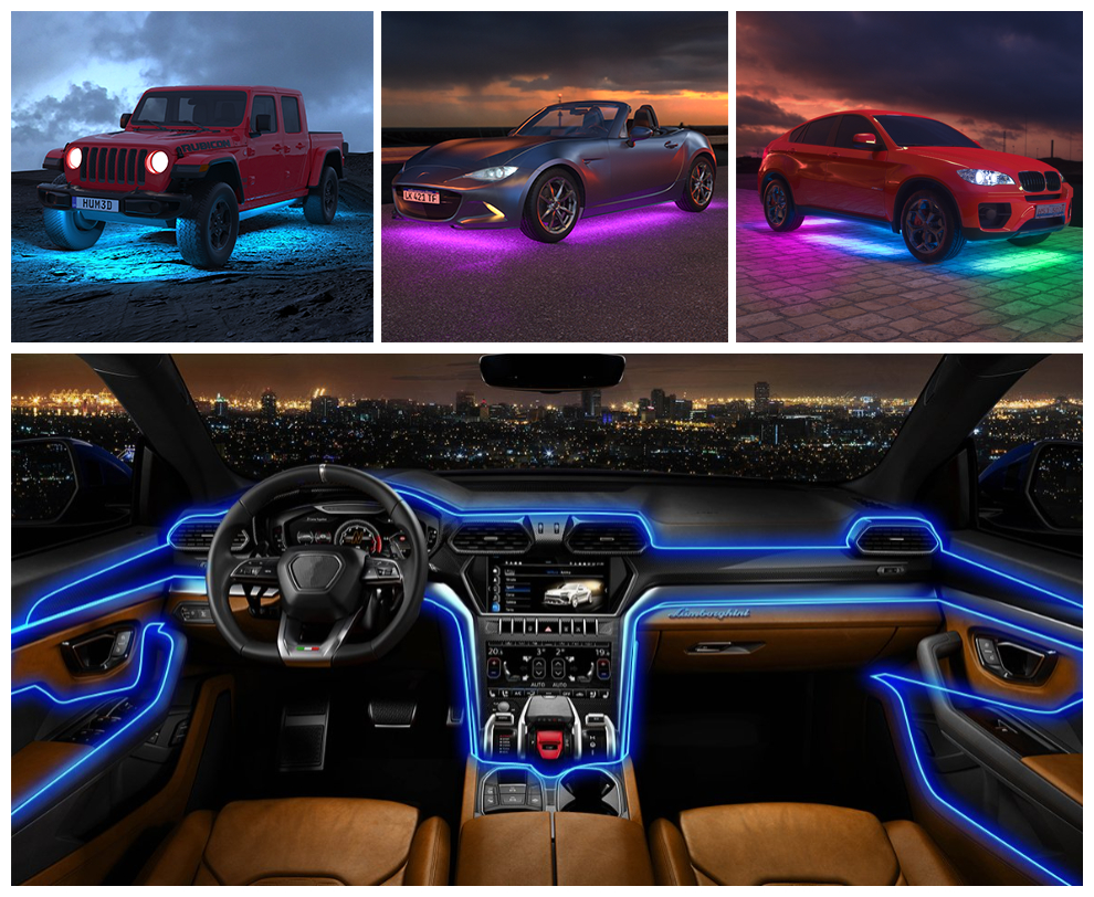 Custom Car LED Lights Show Off Style And Also Improve Driving Safety