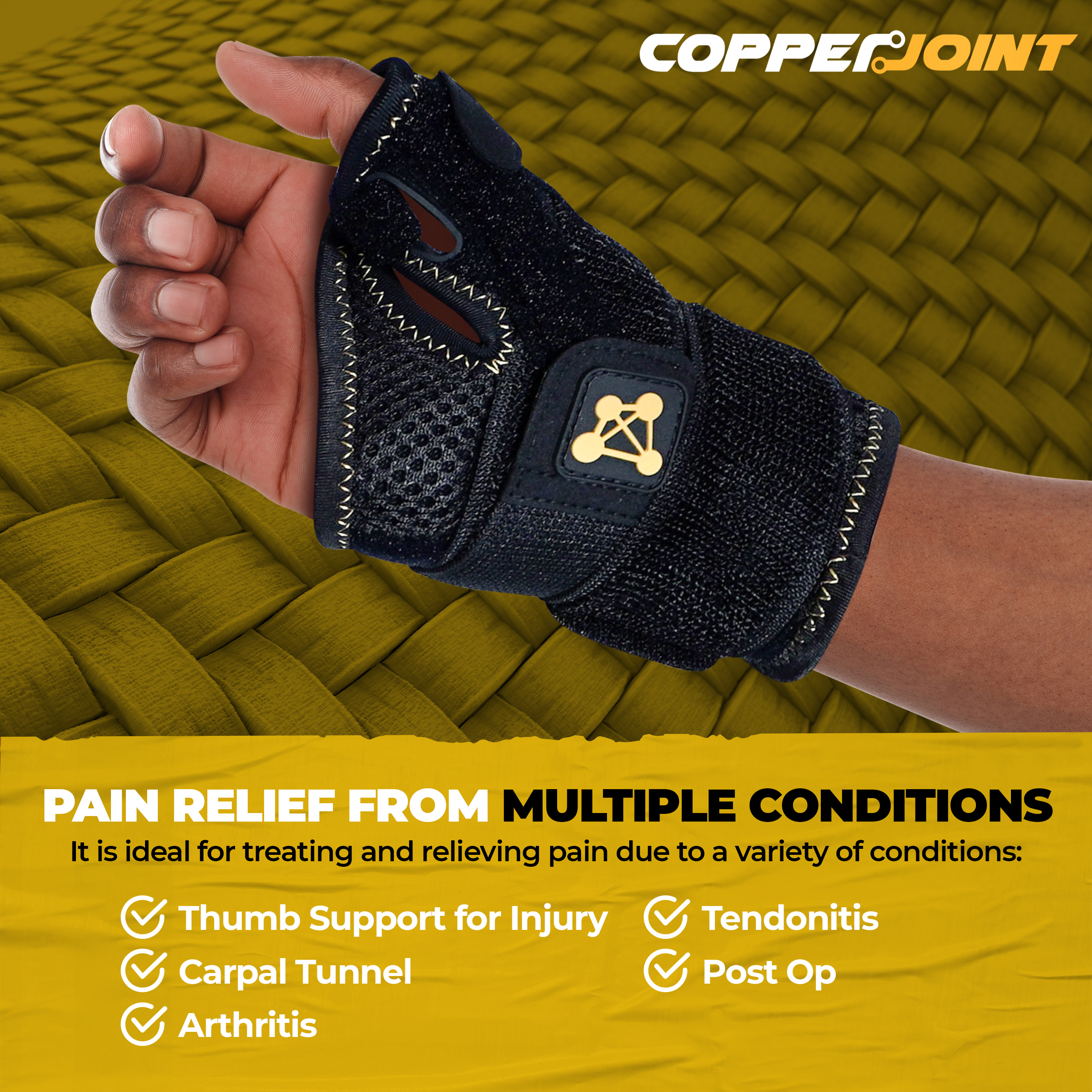 CopperJoint Launches New Thumb Splint on Amazon