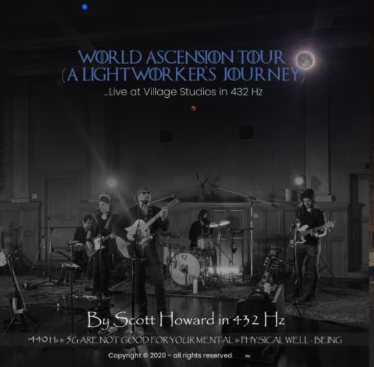 Scott Howard’s World Ascension Tour: A Lightworker's Journey LIVE at Village Studios, the First-ever, Limited-edition Vinyl Album in 432 Hz - Available Now