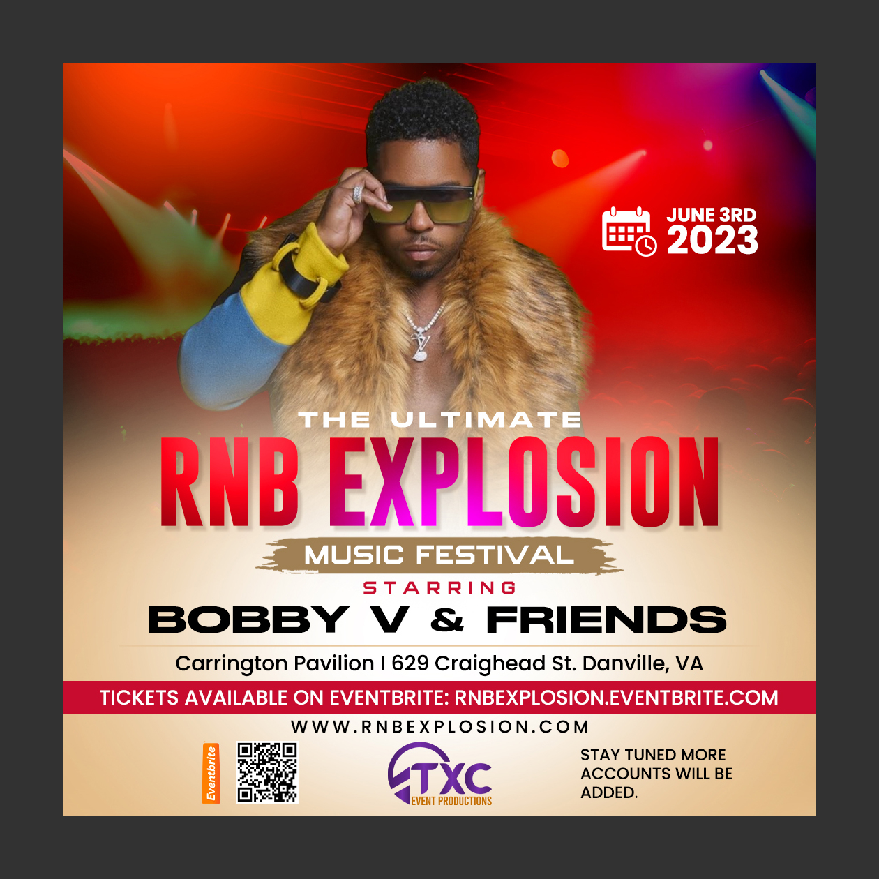 Danville Music Festival Featuring Bobby V, Bad Gir, and Friends Promises Unforgettable Day of Live Music and Entertainment