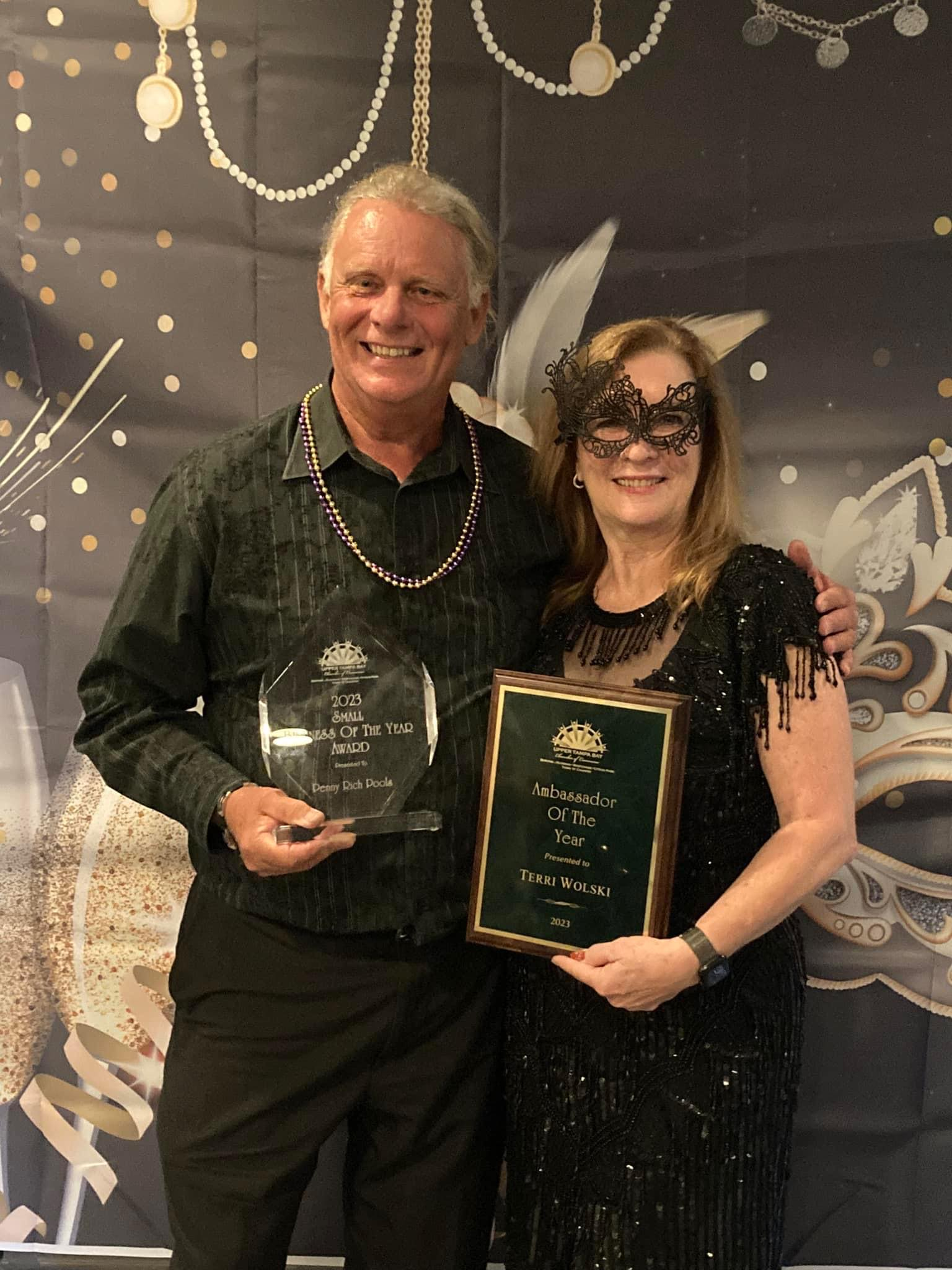 Penny Rich Pools Honored as 2023 Small Business of the Year by the Upper Tampa Bay Chamber of Commerce