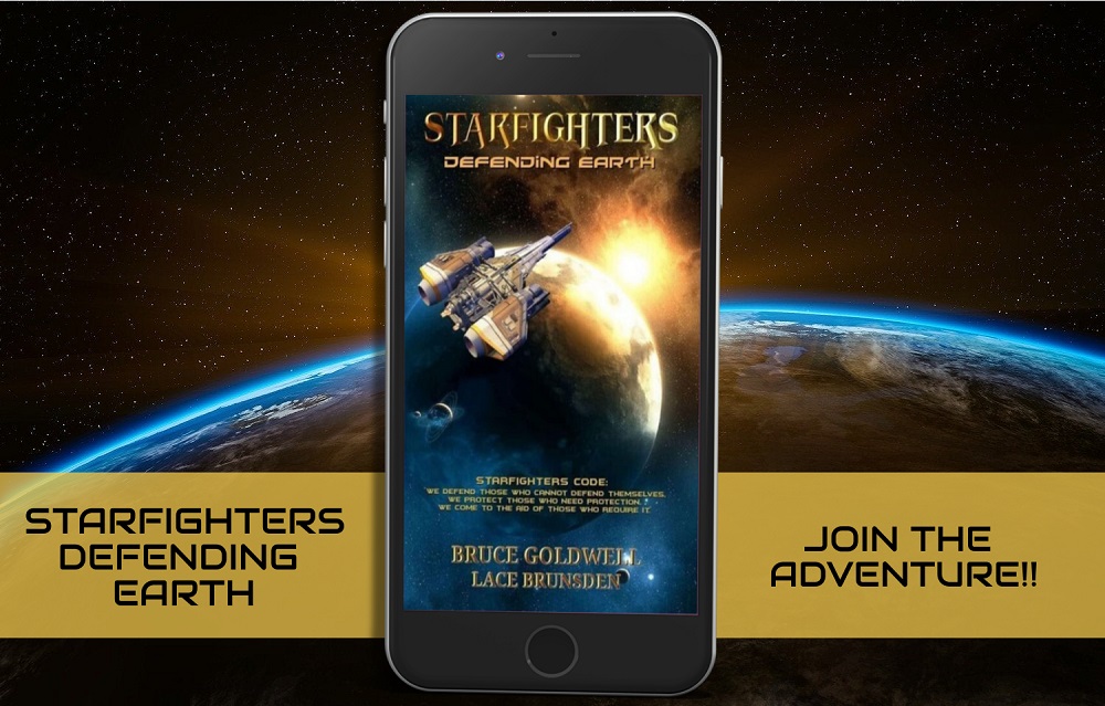 Science Fiction Novel Starfighters Defending Earth Is Free For The Fourth of July From Author Bruce Goldwell