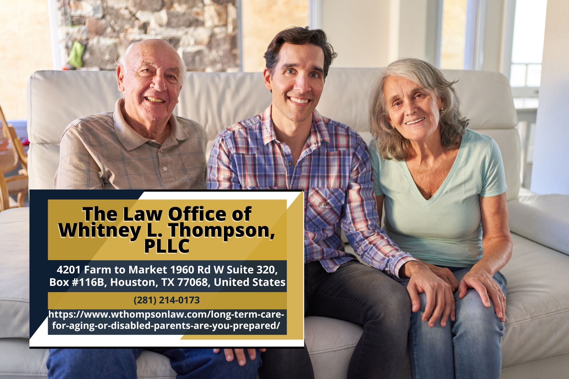 Houston Estate Planning Attorney Whitney L. Thompson Releases Article on Long-Term Care for Aging or Disabled Parents