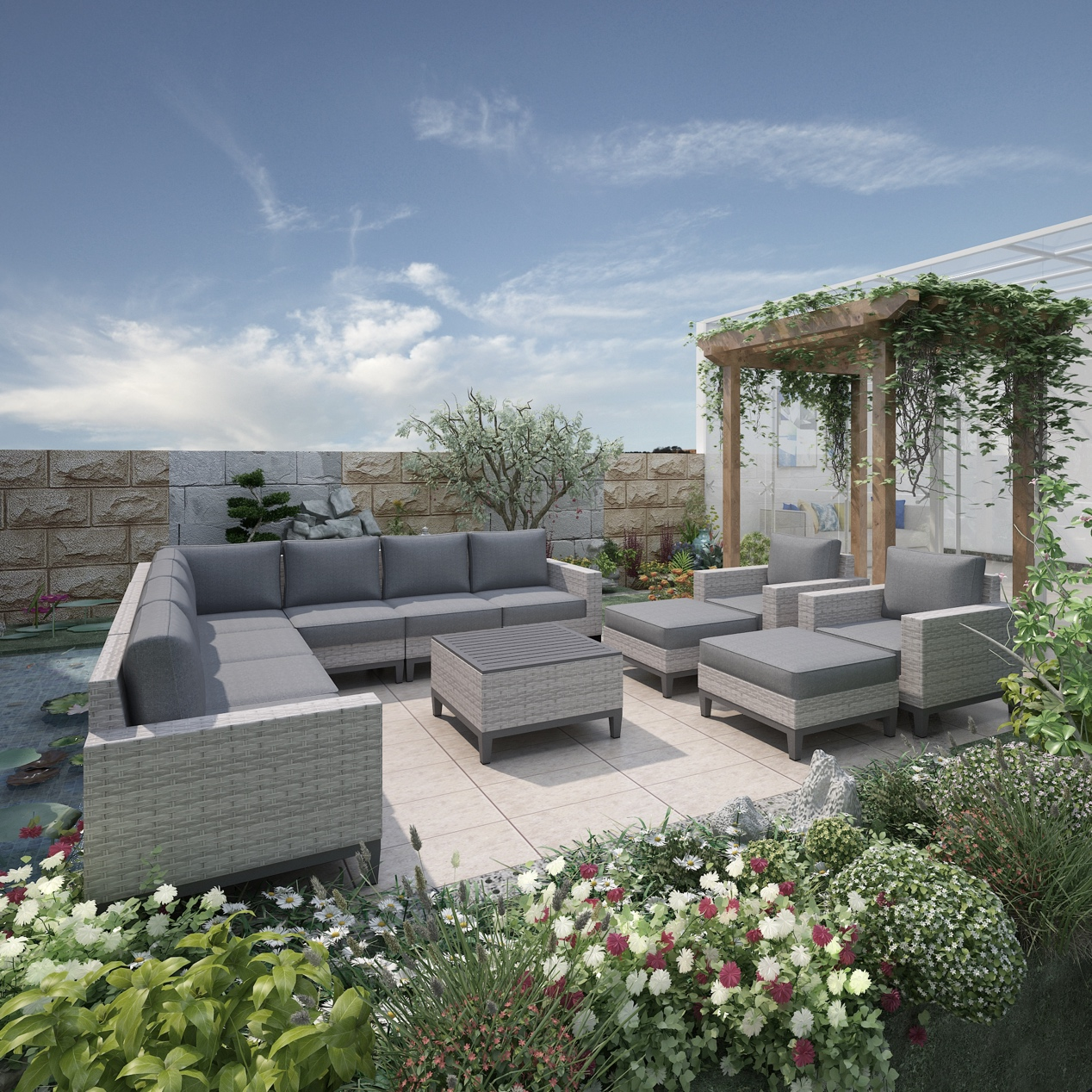 Baeryon's Outdoor Modular Sectionals: The Ultimate Solution for Customizable Patio Seating