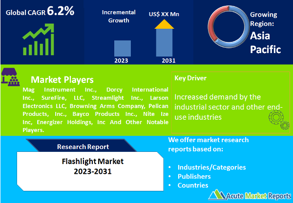 Flashlights Market Size, Share, Analysis And Forecast To 2031