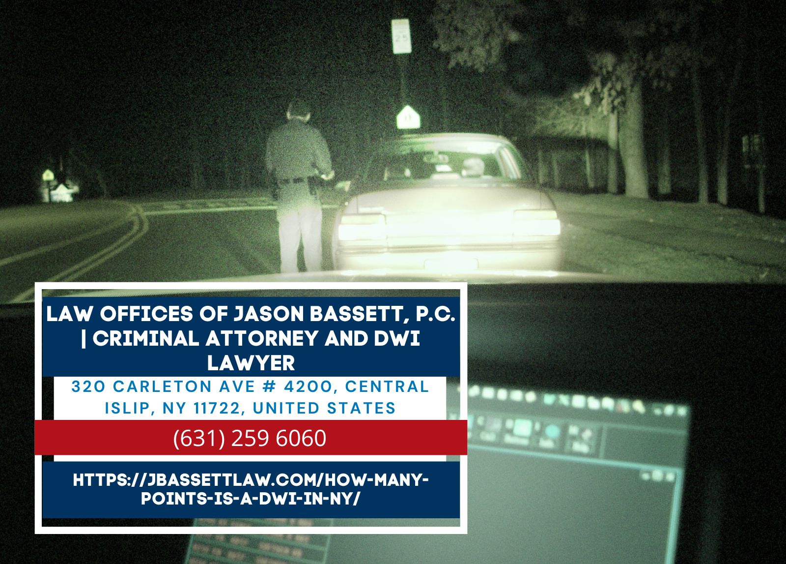 Long Island DWI Attorney Jason Bassett Unveils Insights on New York's DWI Point System