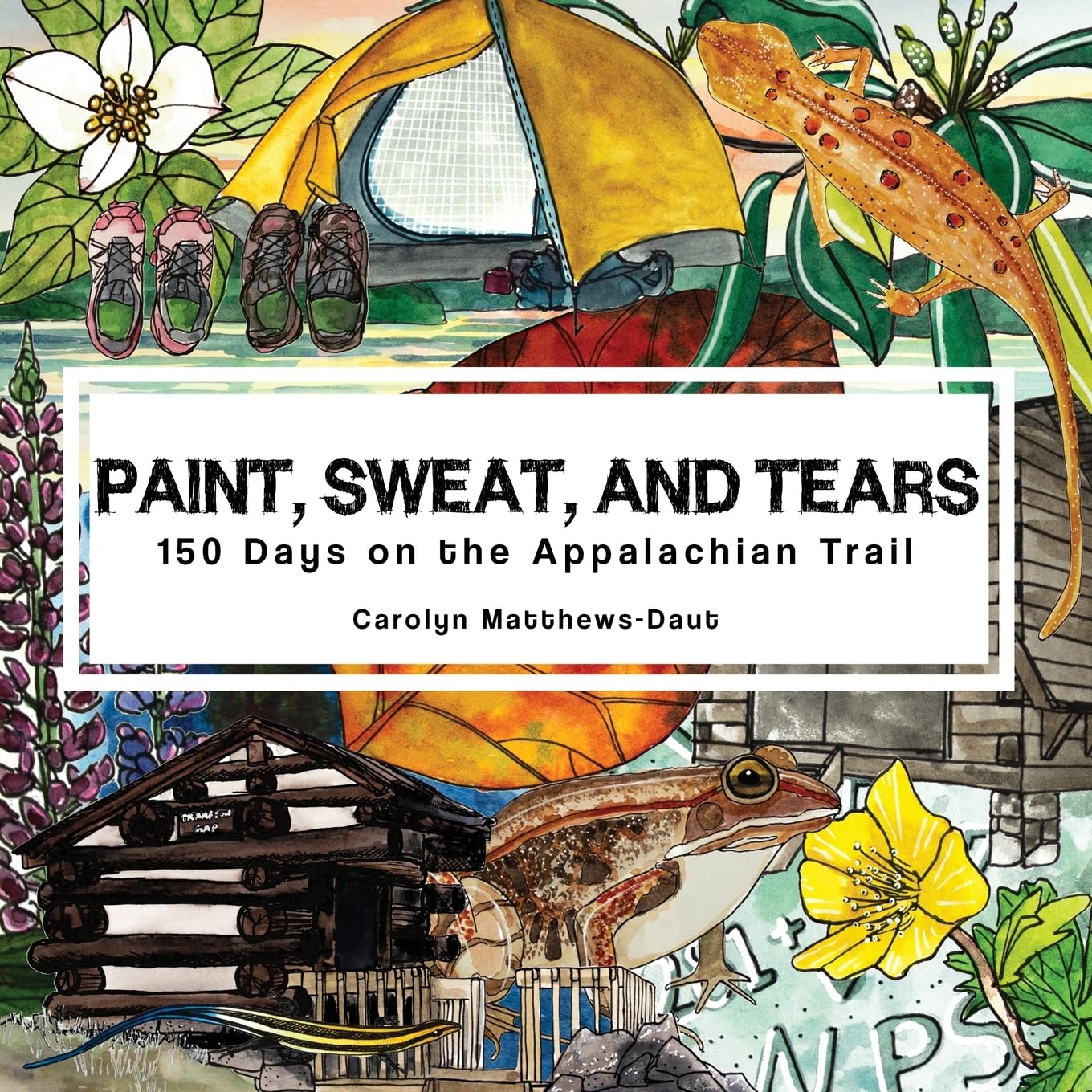 New book "Paint, Sweat, and Tears" by Carolyn Matthews-Daut is released, an incredible account of artmaking and self-discovery over five months hiking the Appalachian Trail