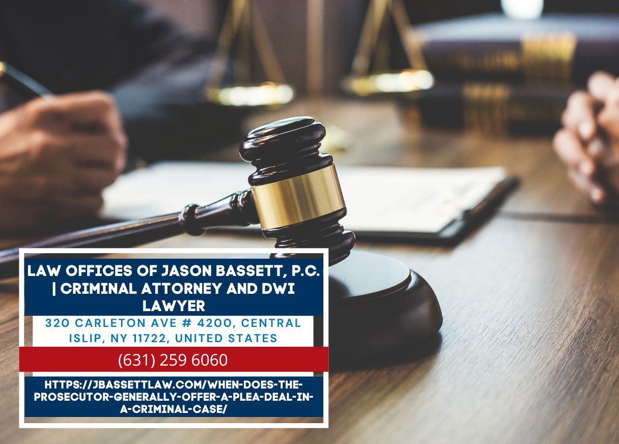 Suffolk County Criminal Defense Lawyer Jason Bassett Publishes Insightful Article on Plea Deals in Criminal Cases