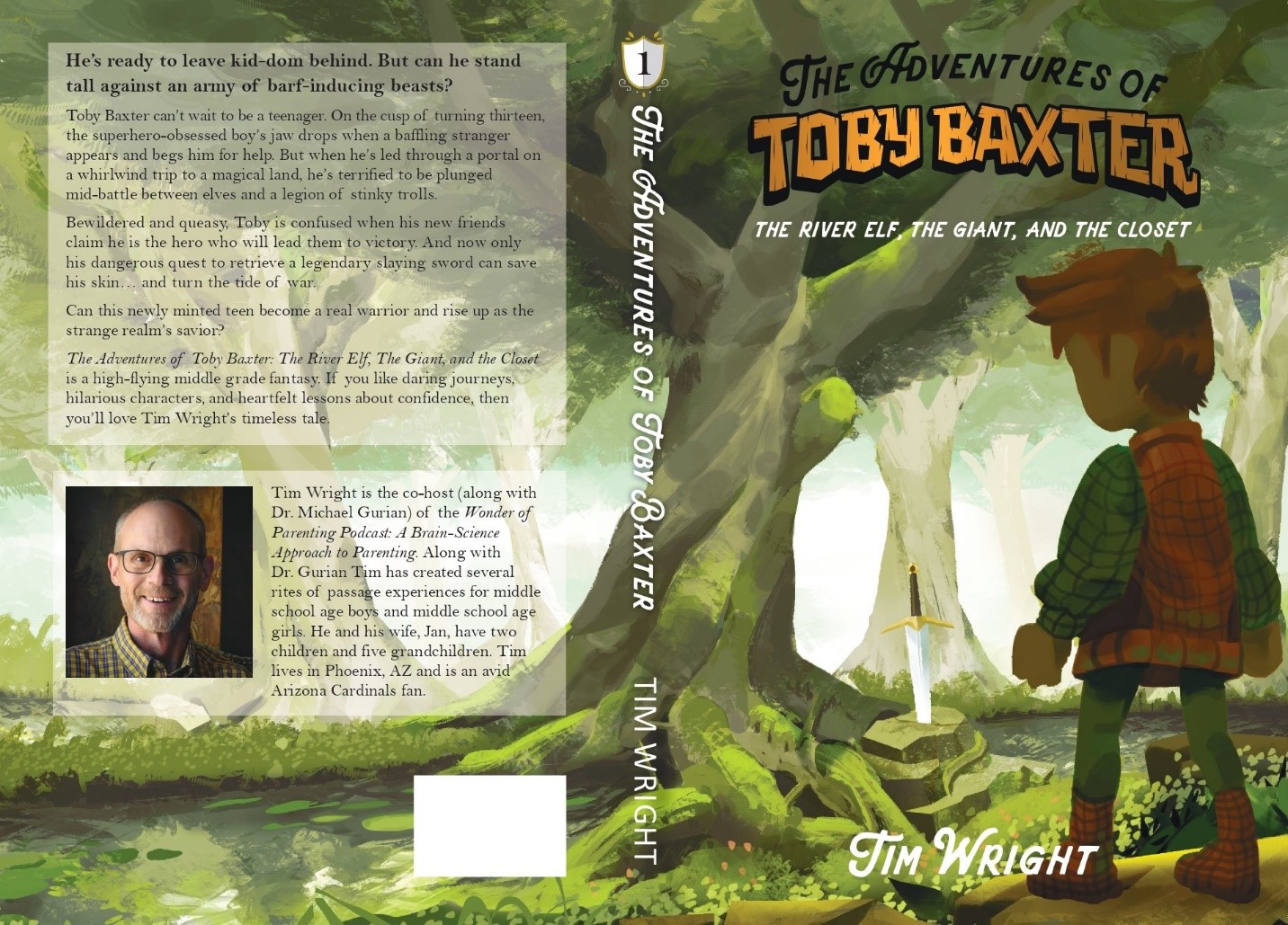 Book "The Adventures Of Toby Baxter" The River Elf, The Giant, and the Closet by Tim Wright