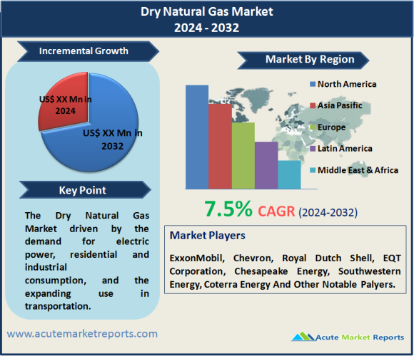 Dry Natural Gas Market Set to Experience Robust Growth, Led by Key Players ExxonMobil, Chevron, and Royal Dutch Shell