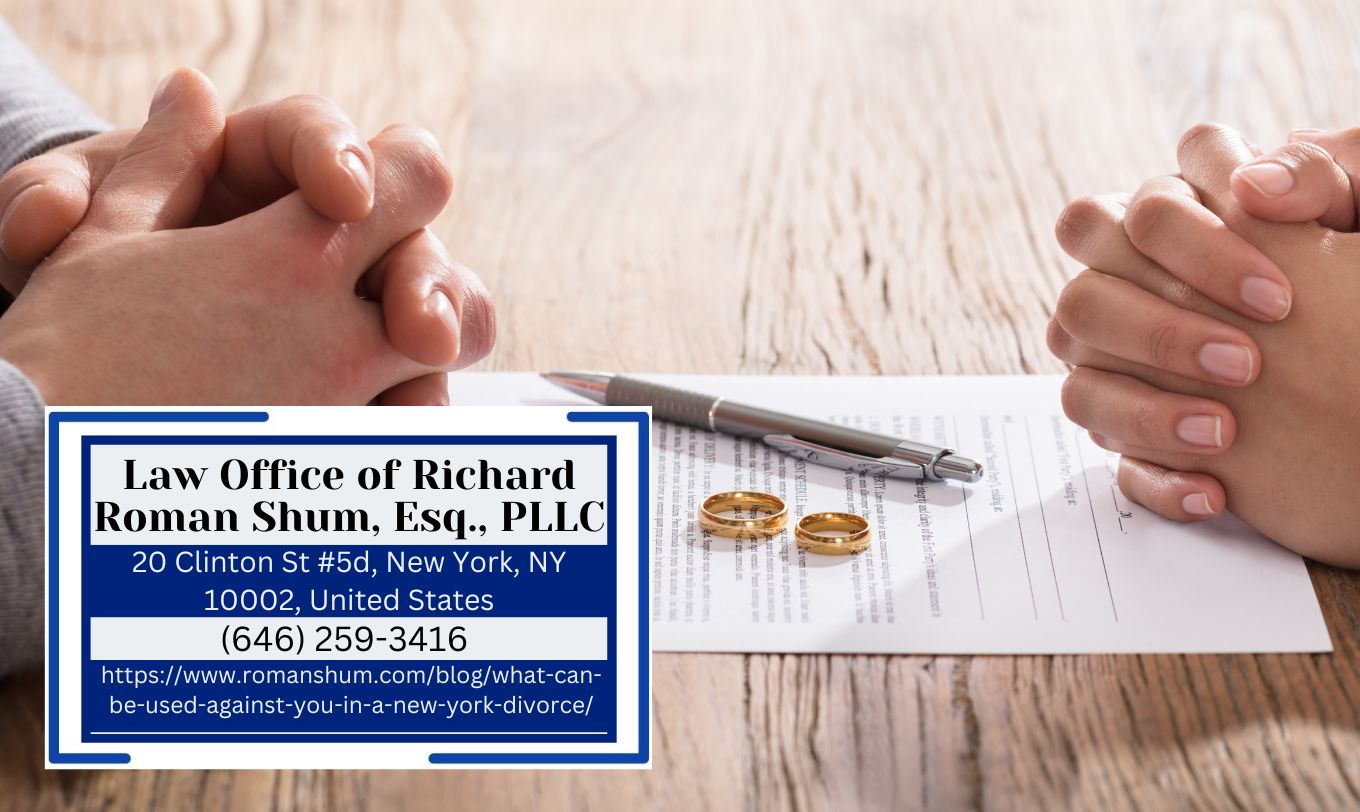 New York Divorce Lawyer Richard Roman Shum Releases Crucial Article on Divorce Complications