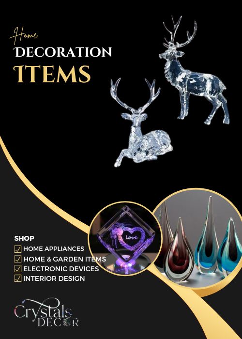 Crystal Decor Shop Unveils a New Era of Home Elegance and Innovation with Premium Essentials and Electronic Devices