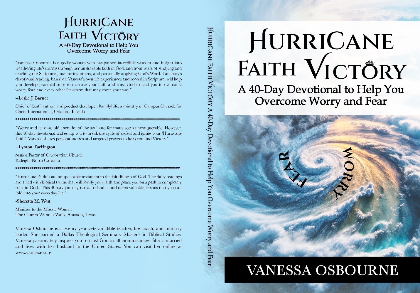 Transformational Journey: "Hurricane Faith Victory: A 40-Day Devotional to Help You Overcome Worry and Fear"