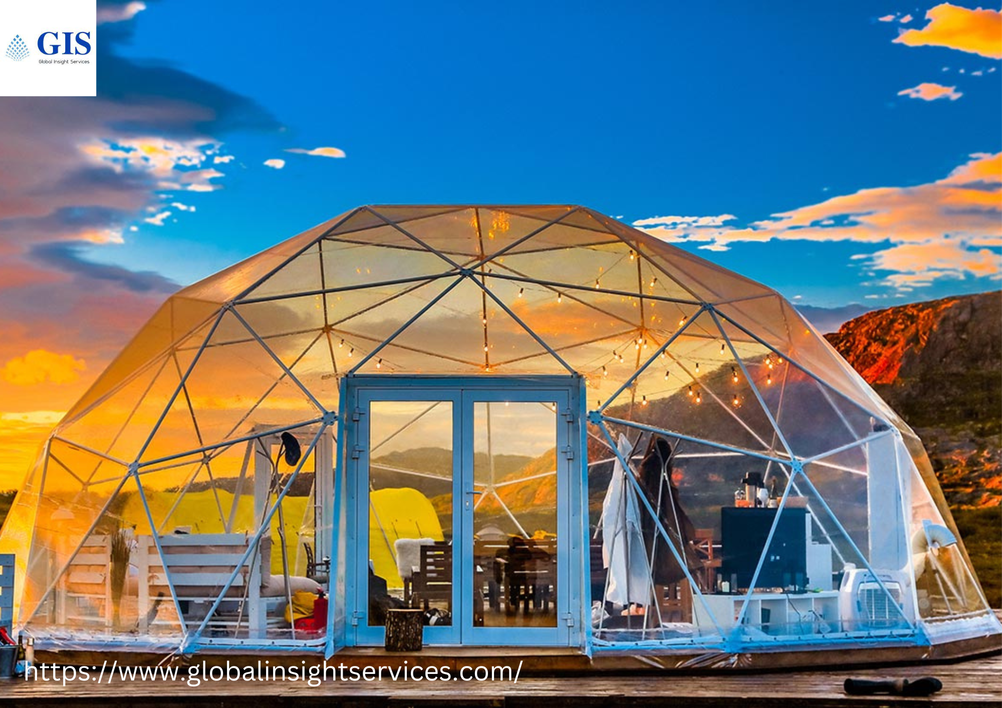 Unveiling the Glamping Market: Surging from USD 3.5 Billion in 2023 to Projected USD 11.2 Billion in 2033, with an Impressive Growth Rate of 11.8% from 2024 to 2033