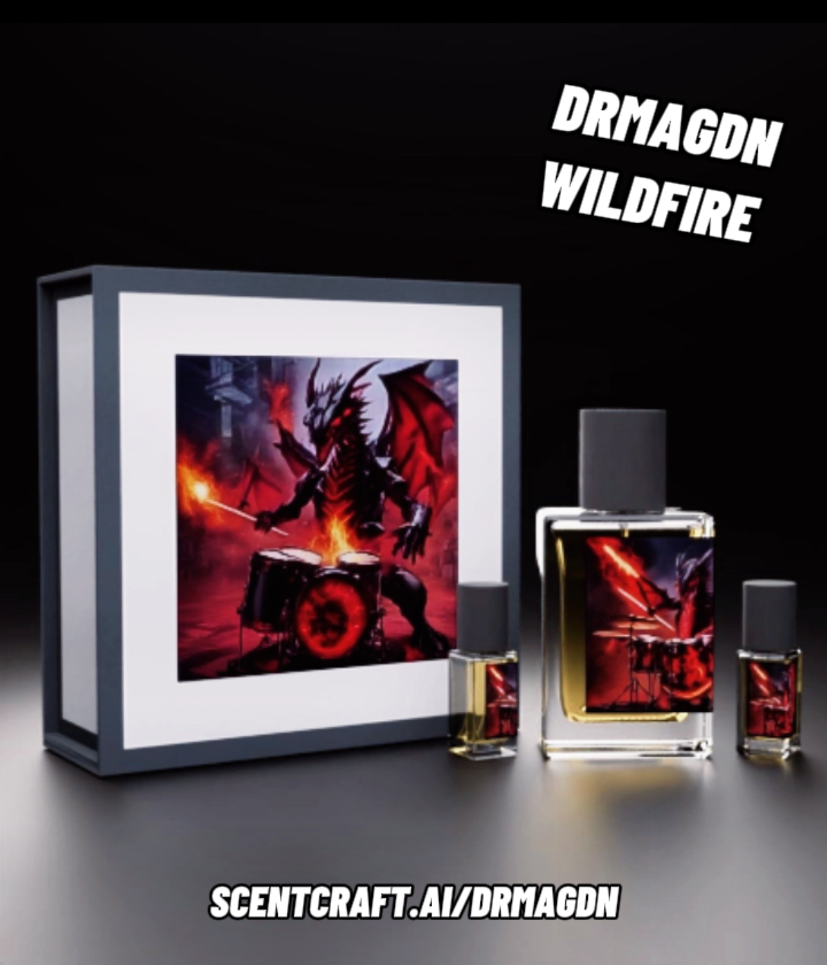 Cyborg Drummer/DJ DRMAGDN Launches Signature Unisex Scent DRMAGDN WildFire By ScentCraft 