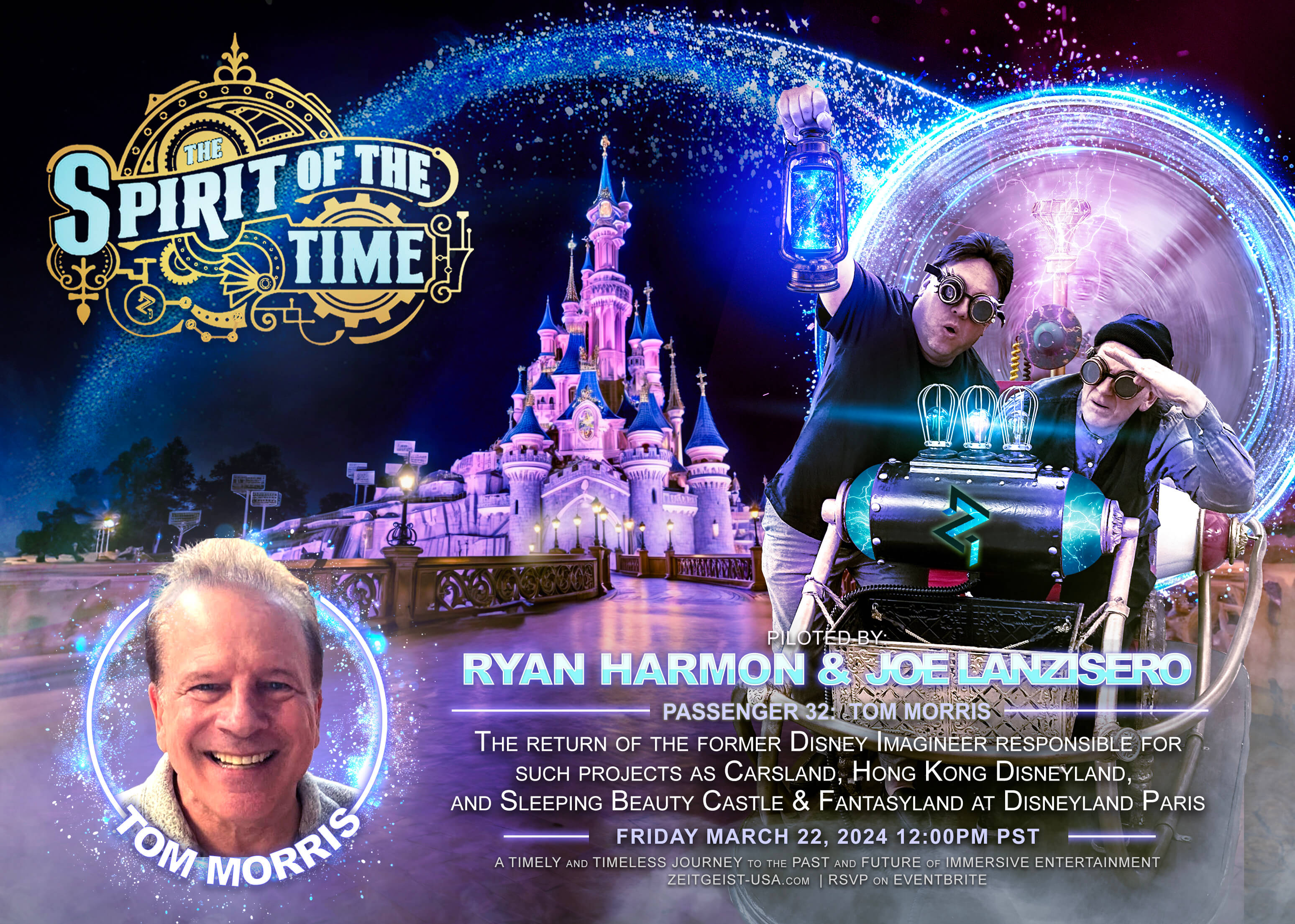 Zeitgeist Design & Production Welcomes Disney icon Tom Morris Aboard its Time Machine