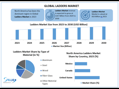Ladders Market to Hit USD 810 Mn at a growth rate of 6.6% percent- Says Stellar Market Research