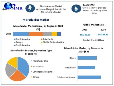 Microfluidics Market to reach USD 87.49 Bn at a CAGR of  17.2 percent by 2030- Says Maximize Market Research