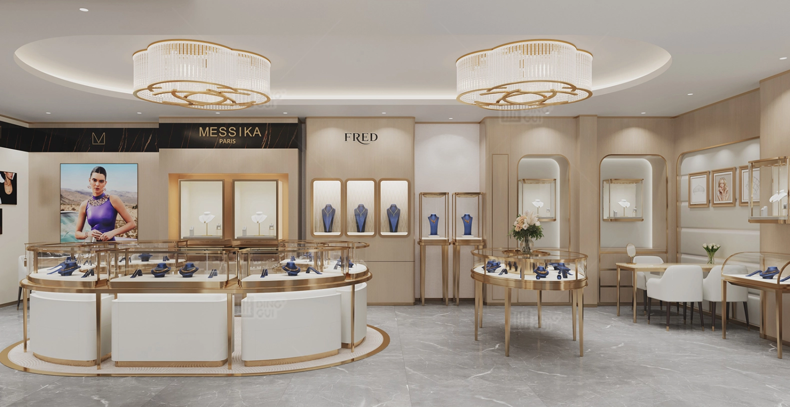 DG Master of Display Showcase Completes Project for High-End French Jewelry and Watch Brand