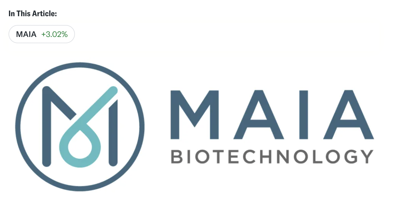 MAIA Biotechnology Inc (MAIA) Stock Surges as Company Prepares to Present Promising Data at BIO International Convention