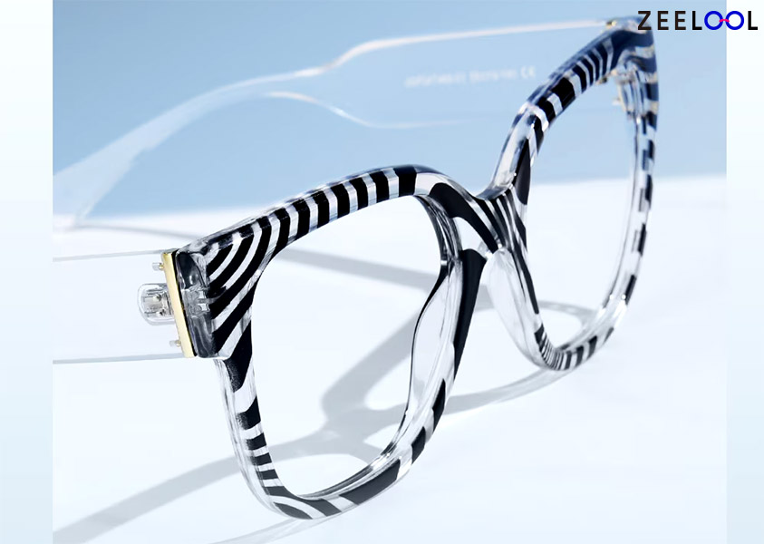 Unleash the Charm of Women with ZEELOOL ZEBRA Pattern Glasses