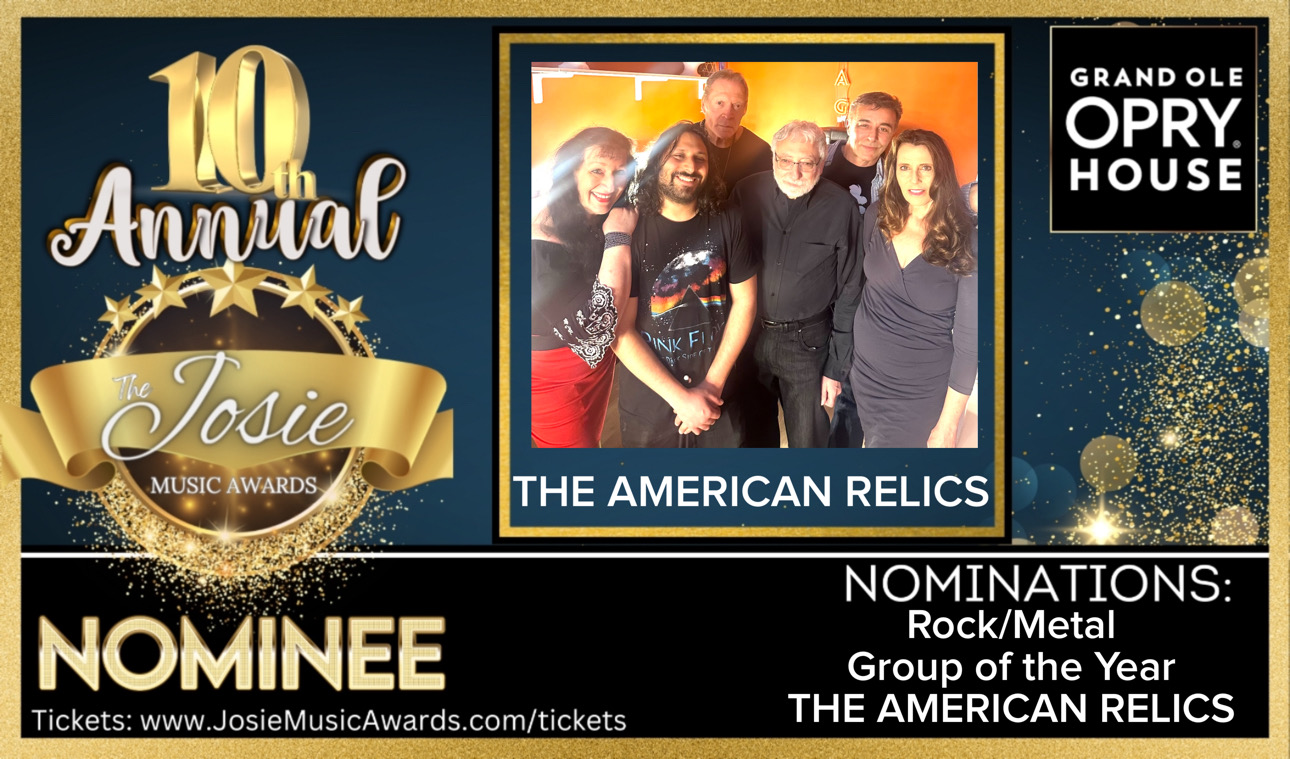 The American Relics Receive 2024 Josie Music Award Nomination For "Group of the Year: Rock/Metal"