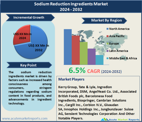 Sodium Reduction Ingredients Market Size, Share, Trends, Growth And Forecast To 2032
