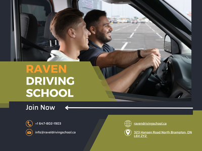 Raven Driving School Introduces Comprehensive Driving Program in Brampton