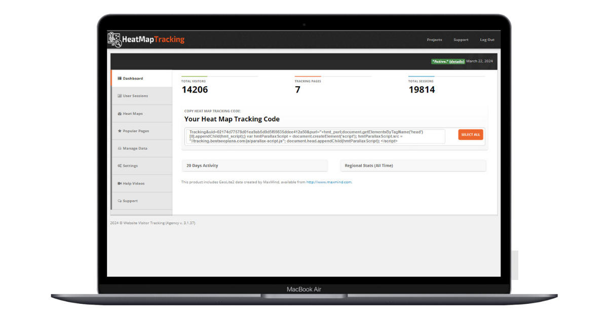HeatMap Tracking Introduces Cutting-Edge Heatmap Tracking Software for Website Visitor Analysis