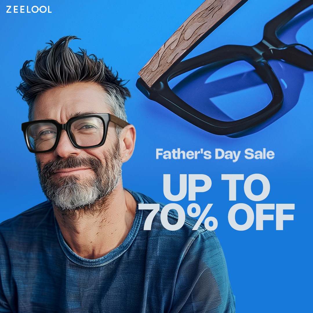 ZEELOOL Launched Father's Day Men Glasses Saving