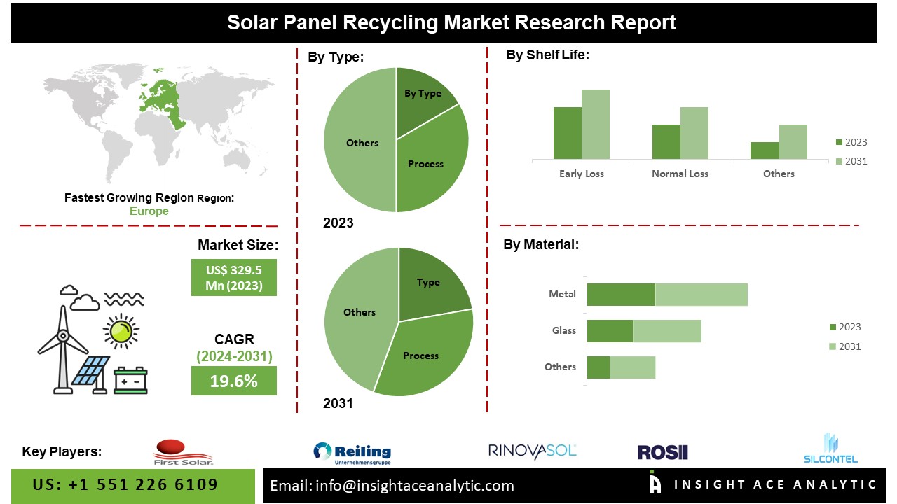 Solar Panel Recycling Market Size Triumph: Propelling Forward with 19.6% CAGR by 2031